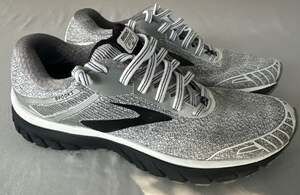 Brooks Adrenaline GTS 18 Shoes 1202681B156 Gray Running Womens US 7.5 Minor Flaw